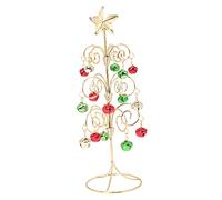SEWOART Table Top Mini Xmas Tree Iron Christmas Ornaments Small Tree Decorations