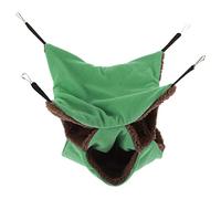SEWOART Three-layer Plush Hamster Bed Pet Hammock Soft Hanging Sleeping Bag for Hamsters