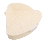 SEWOART Triangular Small Animal Toilet Tray for Rabbits Guinea Pigs Hamsters with Detachable Clean Plastic Pet Litter Box Space-saving Corner Design