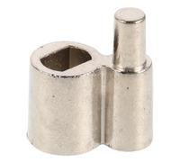 SEWOART Trombone Rotary Valve Service Parts, Brass Wind Valve Component, Two-stage Left Centre Shaft, Silver Metal 1.80x1.50x0.90cm, for Trombone and Baritone Horn, Live Performance