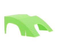 SEWOART Turtle Tank Basking Platform Plastic Ramp with Reptile Cave for Tortoises and Aquatic Pets Sunbathing Terrace for Reptiles and Frogs Pet Exercise Accessory