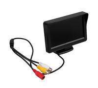 SEWOART Universal Car Rear View Monitor 4.3 Inch Lcd Display Screen with Folding Stand for Vehicle Backup Camera, Rear View Mirror Video Display for Car Reverse Safety