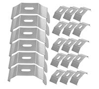 SEWOART Vertical Blind Brackets 30pcs Vertical Blind Clamps Track Curtains Mini Blind Mini Accessories Curtain Rod Bracket Attachment Blind Holder Bracket Metal Bracket for Blind Metal