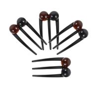 SEWOART Vintage Chinese hairpins 4pcs plastic round bead hair fork for party elegant bun creation modern fashion