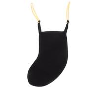 SEWOART Violin Shoulder Rest Cotton Chin Rest Pad Black Absorb Sweat Keep Violin Clean and Dry for Comfortable Performance