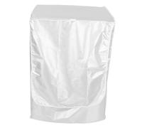 SEWOART Washing for Waterproof Universal Polyester Machine Cover Fit Accessory with Sunproof Design, Easy-clean Protection Silver Washer Indoor Laundry Use