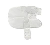 SEWOART Waterproof Dog Raincoat Button Design Small Doggy Raincoat Eva Pet Jacket
