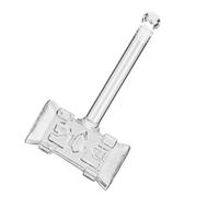 SEWOART Whiskey Decanter Bar Whiskey Decanter Stylish Hammer Shaped Crystal Glass Wine Dispenser for Liquor Bourbon 400ml