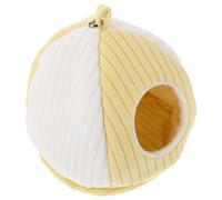 SEWOART Winter Warm Parakeet Nesting Hut with Cotton Bed Hanging Small Bird House for Budgies Cockatiels Finches Comfortable Easy-clean Parrot Sleeping Nest for Indoor Cages