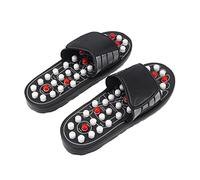 SEWOART Women Slippers Health Massage Balls Rotating Tai Chi Gossip Slippers for Foot Relaxation Therapeutic Insoles for Men
