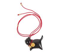 SEWOART Wooden Cat Pendant Micro Purse Desk Top Decor Tiny Cat Figurines Maneki Neko Keychain Lucky Cat Keychain Car Hanging Charm Cat Ornament Small Cat Hanging Statue Cat Hanging Pendant