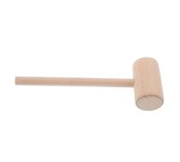 SEWOART Wooden Hammer for Leatherworking and Woodworking Beech Crafting Mallet with Balanced Head for Efficient Strikes Medium DIY Tool for Leather Crafts and Projects