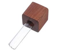 SEWOART Wooden Test Tube Magnet Vase Office Flower Vase Magnet Kitchen Mini Planter Wall Planter Cute Flower Wooden Wall Mini Glass for Kitchen Office
