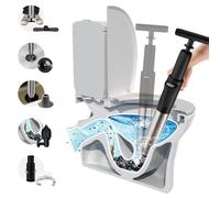 Sewokon Toilet Unblocker, Toilet Plunger, Toilet Plungers for Unblocking, Plunger Toilet Unblocker, Toilet Unblocker Heavy Duty,Plunger Toilet Unblocker,Sink Plunger,Strongest Toilet Unblocker(Black)