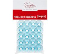Sewphee 20pcs Plastic Bobbins fits Most Pfaff Sewing Machine - Durable 9033P Compatible Pfaff Bobbins Ensures Smooth Stitching - Premium Sewing Accessories and Supplies