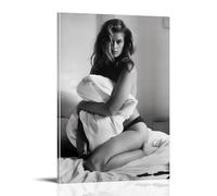 SEWQAFS Cindy Crawford Poster Wall Apartment Or Home Bedroom Living Room Bathroom Office Wine Bar Art Decorative Painting Painting Poster08x12inch(20x30cm) Frame-style