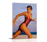 SEWQAFS Cindy Crawford Poster Wall Apartment Or Home Bedroom Living Room Bathroom Office Wine Bar Art Decorative Painting Painting Poster20x30inch(50x75cm) Frame-style