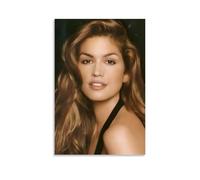 SEWQAFS Cindy Crawford Poster Wall Apartment Or Home Bedroom Living Room Bathroom Office Wine Bar Art Decorative Painting Painting Poster08x12inch(20x30cm) Unframe-style