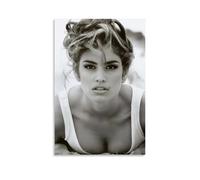 SEWQAFS Cindy Crawford Poster Wall Apartment Or Home Bedroom Living Room Bathroom Office Wine Bar Art Decorative Painting Painting Poster16x24inch(40x60cm) Unframe-style