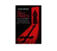 SEWQAFS The First Omen 2024 Horror Movie Poster Wall Apartment Or Home Bedroom Living Room Bathroom Office Wine Bar Art Decorative Painting Painting Poster12x18inch(30x45cm) Unframe-style