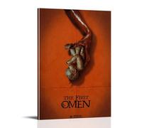 SEWQAFS The First Omen 2024 Horror Movie Poster Wall Apartment Or Home Bedroom Living Room Bathroom Office Wine Bar Art Decorative Painting Painting Poster12x18inch(30x45cm) Frame-style