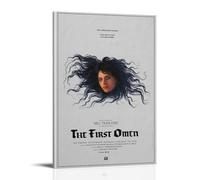 SEWQAFS The First Omen 2024 Horror Movie Poster Wall Apartment Or Home Bedroom Living Room Bathroom Office Wine Bar Art Decorative Painting Painting Poster12x18inch(30x45cm) Frame-style