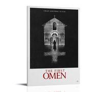 SEWQAFS The First Omen 2024 Horror Movie Poster Wall Apartment Or Home Bedroom Living Room Bathroom Office Wine Bar Art Decorative Painting Painting Poster20x30inch(50x75cm) Frame-style