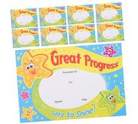 Sewroro 100 Sheets Colorful Student Award Certificates Thick High Grade Paper Single Sided Printing School Incentive Prizes for Classroom Rewards and Kindergarten Performance