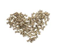 Sewroro 100pcs Dog Bone Charms Antique Zinc Alloy DIY Jewelry Making Accessories for Pet Lovers Wear-resistant Pendants for Bracelets Necklaces Dog Collar Craft
