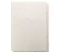 Sewroro 100pcs Laminating Sheets for Documents and Files Waterproof Plastic Material and Tight Sealing Protective Performance, for Photo Sealing and Office Use
