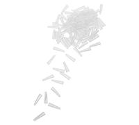 Sewroro 100pcs Non-Slip Tweezers Tip Covers for Fine Tips, PVC Protective Sleeves for Eyelash Tools, Easy Storage and Protection, for Travel Makeup Bag and Professional Use
