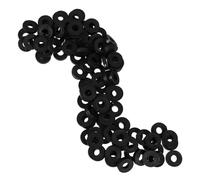 Sewroro 100pcs Rubber Vibration Damping Pads for Air Conditioners Noise Reduction Isolation Mats Fit for Central Hvac Systems Durable Thick Design Enhances Stability and Comfort