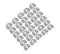 Sewroro 100pcs Sewing Machine Accessories Bobbin Case Spring Industrial Bobbin Spring Sewing Machine Kit Grey Steel