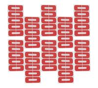 Sewroro 100pcs U Shape Nail Polish Protectors for Fingers Peel off Plastic Nail Guards Curved Cuticle Guide Tape Easy Removal and Portable Design and Travel Use