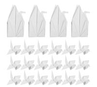 Sewroro 100pcs White Origami Crane Decorations Handmade Paper Craft Birds Premade Crane for Wedding Party Favors DIY Streamer Wedding Origami Photo Props Bridal Shower