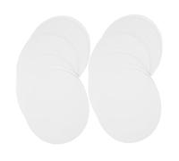 Sewroro 100pcs White Round Sketch Paper Crafting Cardstock for DIY Projects Drawing Painting Handmade Crafts Portable Art Tools for Beginners and Artists