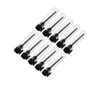 Sewroro 10ml Glass Mini Sample Bottles Set 10pcs, Empty Refillable Essential Oil Dropper Vials for Travel Perfume, Makeup, and Cosmetic Sampling