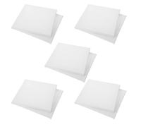 Sewroro 10pcs 20x20cm Cotton Canvas Boards with Wooden Frame for Painting Artists’ Blank Canvas Panels for Oil Acrylic Art for Hobbyists
