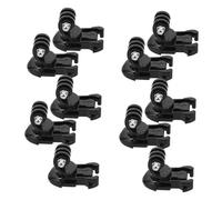 Sewroro 10pcs Adapter Screw Mobile Phone Clip for Body Cam Mount Dash Cam Mount Extra Long Screws Secure Action Camera Attachment Vertical J-hook Accessories for Car Use