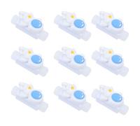 Sewroro 10pcs Cartoon Astronaut Charging Cable Protectors Cable Buddies for Electronics Boys and Girls Desktop Organizer