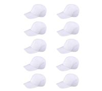 Sewroro 10pcs DIY Kids Baseball Caps Kids Plain Baseball Cap Creative Blank Art Painting Hats Caps Summer Sun Hat Adjustable Youth Sports Cap Peaked Hat Graffiti Hat for Outdoor Sports
