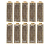 Sewroro 10pcs Handmade Wooden Queen Cage for Beehive Transport and Breeding Wood Hive Queen Cage with Optimal Ventilation and Easy Observation Safe Beekeeping Tool