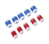 Sewroro 10pcs Knitting Row Counters with Dial for Crochet and Knitting Portable Lightweight Plastic Stitch Markers Clips Accurate Manual Clicker for Counting Stitches and Rows