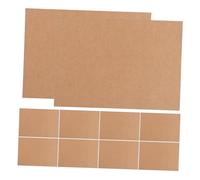 Sewroro 10pcs Kraft Paper Book Binding Covers Vintage Chipboard Sheets Heavy Duty Cardstock for Scrapbooking Albums and Crafts Cardboard for Bookbinding Supplies