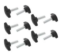 Sewroro 10pcs Mic Stand Screws for Microphone Clamp with Stable Design Made of Carbon Steel and Pp Adjustable Mic Stand Clamp Screws in Live Sound and Stage Use