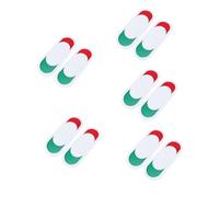 Sewroro 10pcs Toilet Slide Door Sign Vacant Occupied Sign for Toilet Bathroom Door Privacy Sliding Restroom