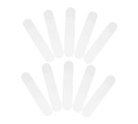 Sewroro 10pcs Transparent Pencil Holders with Rounded Edges Protective Storage Bags for Pens Stationery Makeup and Jewelry Versatile Organizer for Students Artists and Professionals