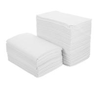 Sewroro 125Pcs Disposable Manicure Pads Nail Art Table Mats Nail Desk Protector Polish Mat for Salon Care and Practice
