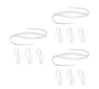 Sewroro 12pcs Goggle Bungee Straps Adjustable Silicone Replacement Headband Swim Mask Strap for Diving Snorkeling Swimming