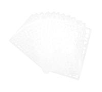 Sewroro 12Pcs Leopard Pattern DIY Stencils for Painting Crafts Washable Hollow Templates for Clothing Fabric Handmade Decorative Projects